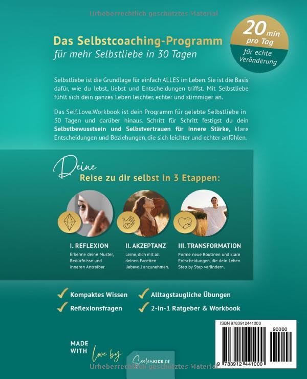 "Selbstliebe lernen" Rückseite